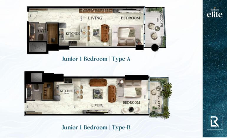 1 Bed